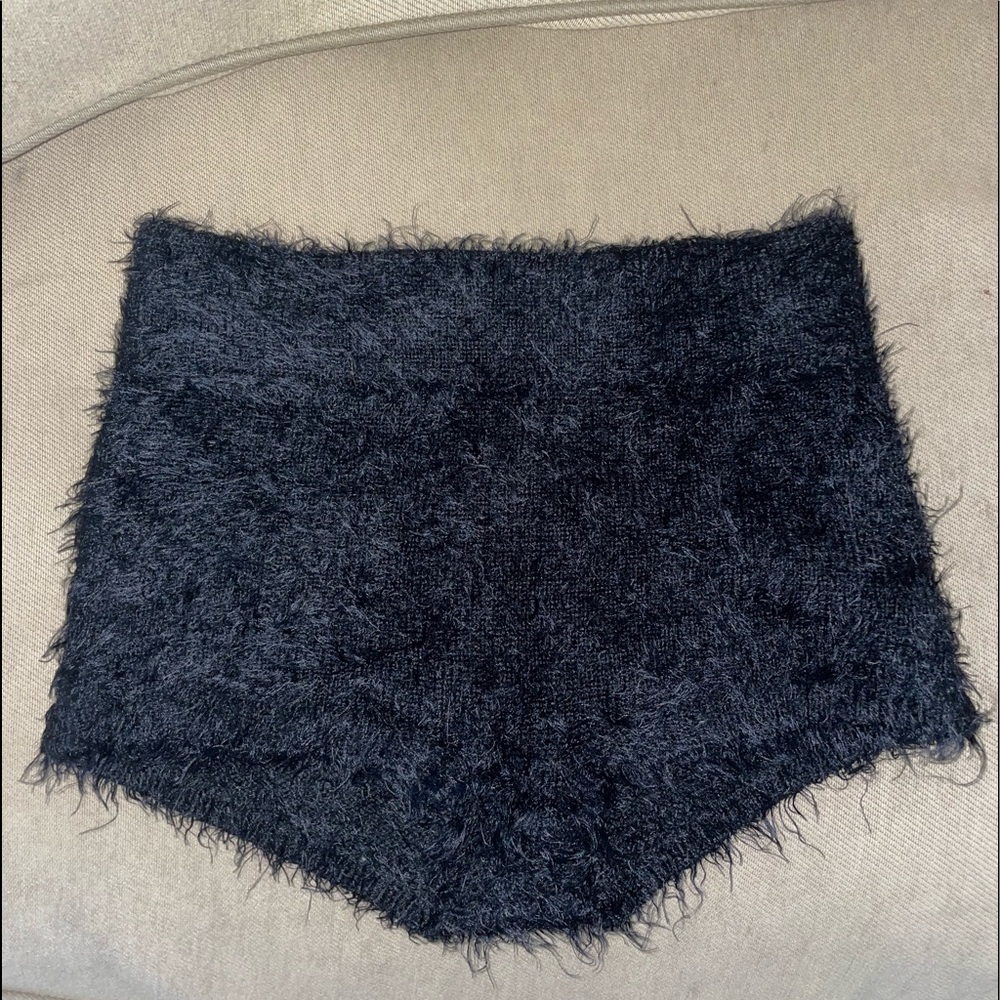 Urban Outfitters Fuzzy High Cut Shorts